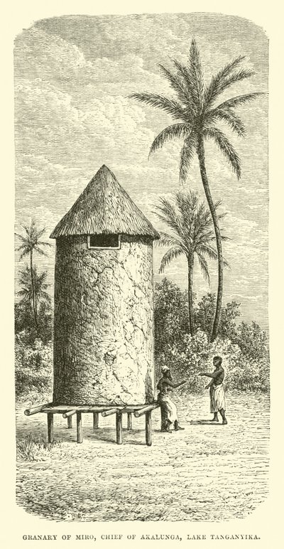 Granero de Miro, jefe de Akalunga, lago Tanganica de English School
