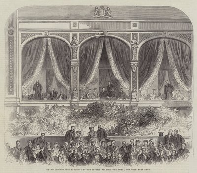 Gran Concierto el Sábado Pasado en el Palacio de Cristal, la Caja Real de English School
