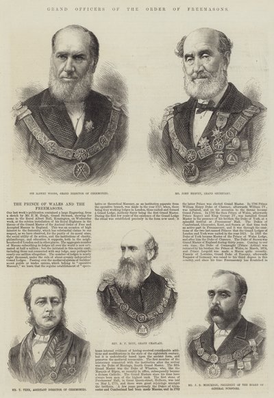 Grandes oficiales de la Orden de los Masones de English School