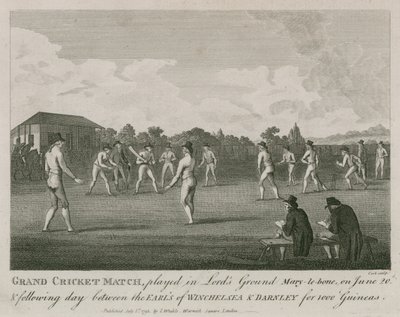 Gran partido de críquet jugado en Lords Ground, Marylebone, Londres de English School