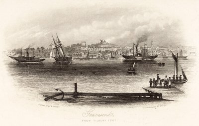 Gravesend desde Tilbury Fort de English School