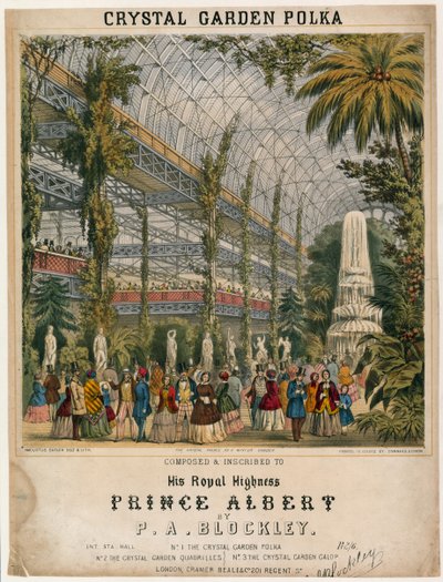 Gran Exposición, 1851, Polka del Jardín de Cristal de English School