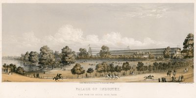 Gran Exposición, 1851, Desde el Puente, Hyde Park de English School
