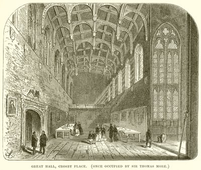 Gran Salón, Crosby Place (ocupado una vez por Sir Thomas More) de English School