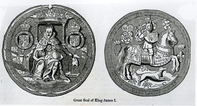 Gran Sello de James I (1566-1625) de English School