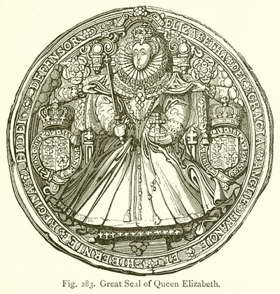 Gran sello de la Reina Isabel de English School