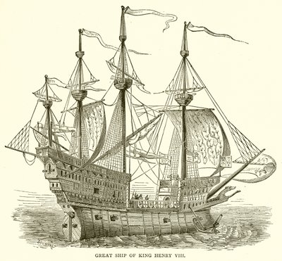Gran barco del rey Enrique VIII de English School