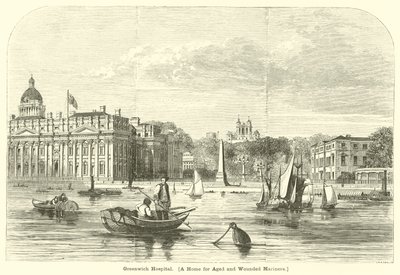 Hospital de Greenwich, un hogar para marineros ancianos y heridos de English School