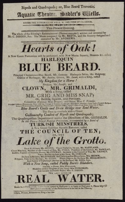 Grimaldi en el Teatro Acuático de English School