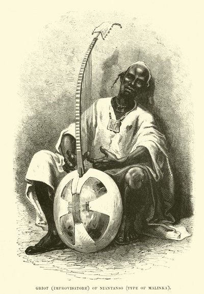 Griot (Improvisador) de Niantanso, tipo de Malinka de English School