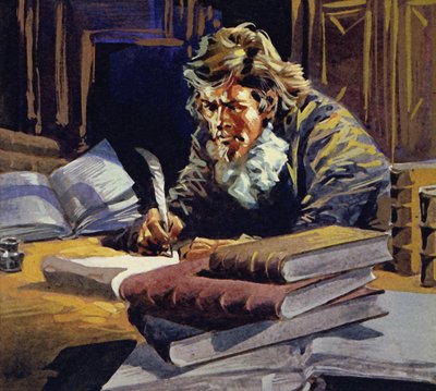 Grotius fue asesor legal de la Compañía Holandesa de las Indias Orientales y escribió El Derecho de la Guerra y la Paz de English School