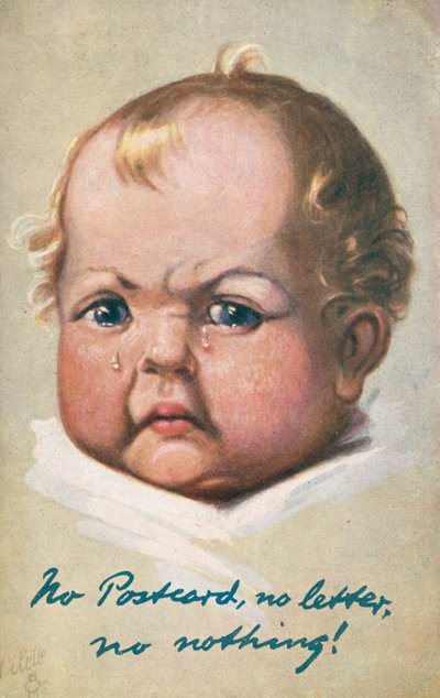 Bebé gruñón llorando de English School
