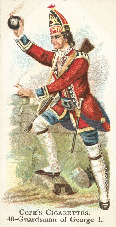 Guardia, Rey Jorge III (cromolitografía) de English School