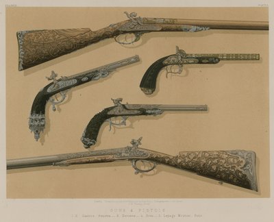Armas y Pistolas de English School