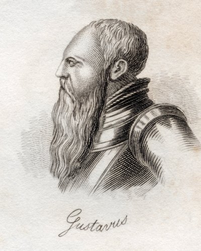 Gustav I, del Diccionario Histórico de Crabb, publicado en 1825 de English School