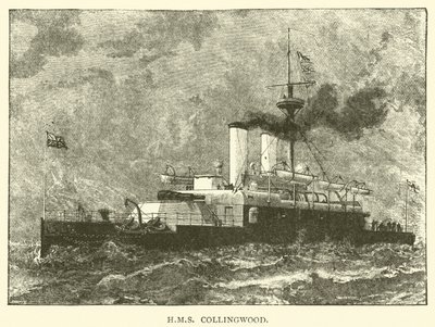 HMS Collingwood (grabado) de English School