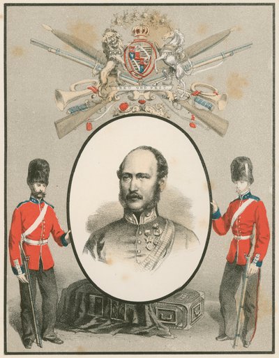 El difunto Príncipe Consorte, Coronel de la Guardia de Granaderos de English School