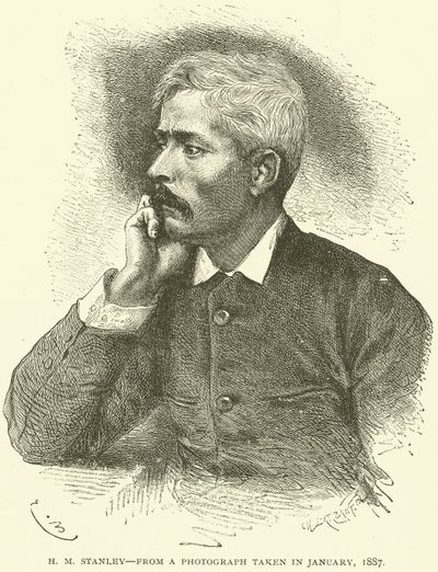 H M Stanley, de una fotografía tomada en enero de English School