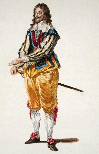 Hábito de Carlos I (1600-49) en 1630 de English School