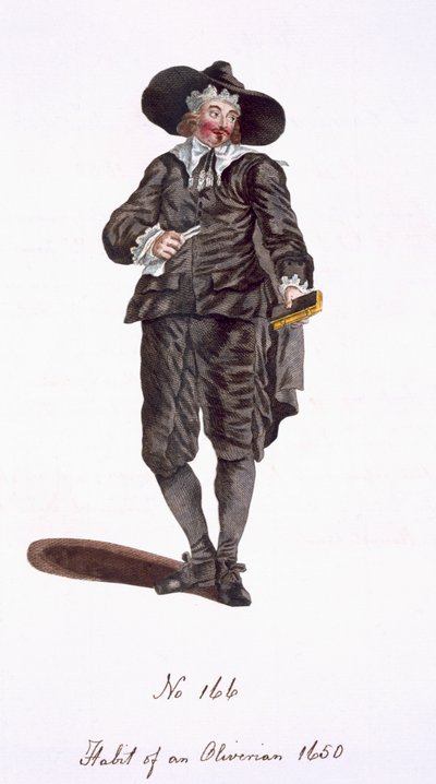 Hábito de un Oliveriano, 1650 de English School