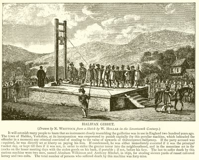 Gibbet de Halifax de English School