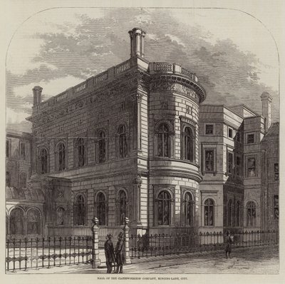 Salón de la Compañía de Tejedores, Mincing-Lane, Ciudad de English School