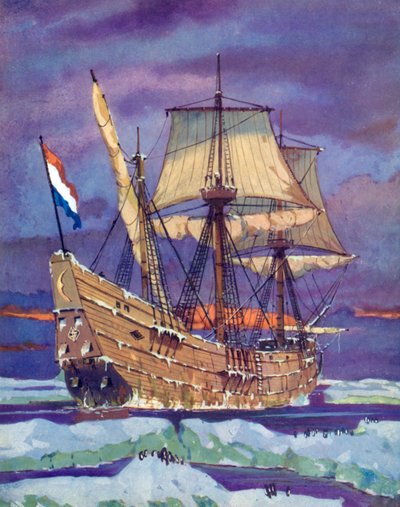Halve Maen, o Media Luna, Henry Hudson de English School