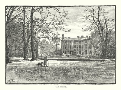 Ham House (grabado) de English School