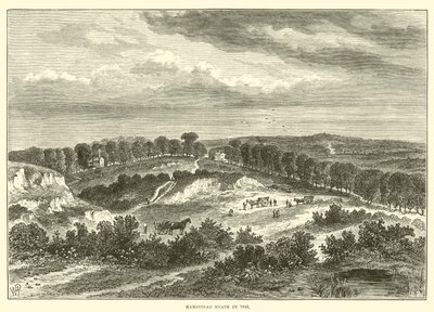 Hampstead Heath en 1840 (grabado) de English School