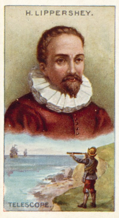 Hans Lippershey, Telescopio de English School