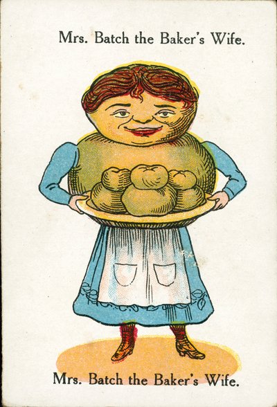Familias felices, c 1920: Mrs Batch the Baker