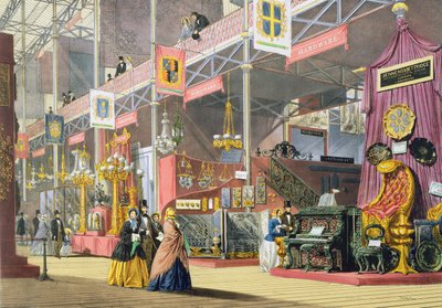Maquinaria de hardware y tallado de madera, en la Gran Exposición de 1851, de Dickinsons Comprehensive Pictures de English School