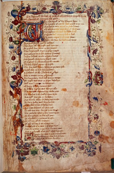 Harley 1758, fol.1, El Prólogo, de 