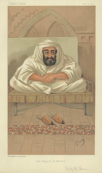 Hassan I, El Emperador de Marruecos de English School