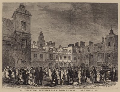 Hatfield House, la fiesta en el jardín del Marqués y la Marquesa de Salisbury de English School