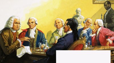 Pintó un cuadro con palabras: James Boswell en el Club Literario de English School
