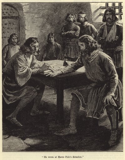 Escribió al dictado de Marco Polo de English School