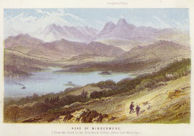 Cabeza de Windermere (litografia en color) de English School