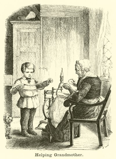 Ayudando a la abuela de English School