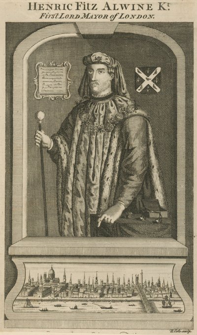 Henric Fitz Alwine, primer Alcalde de Londres de English School