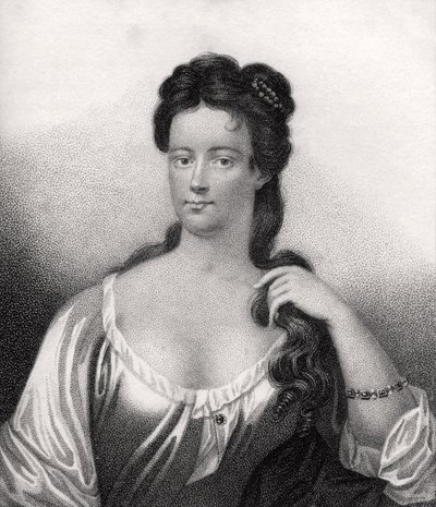 Henrietta Knight, grabado por Bocquet, ilustración de 