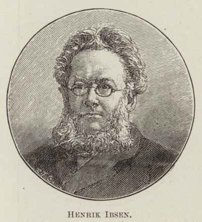 Henrik Ibsen (grabado) de English School