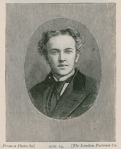 Henry Arthur Jones, dramaturgo, a los 19 años de English School