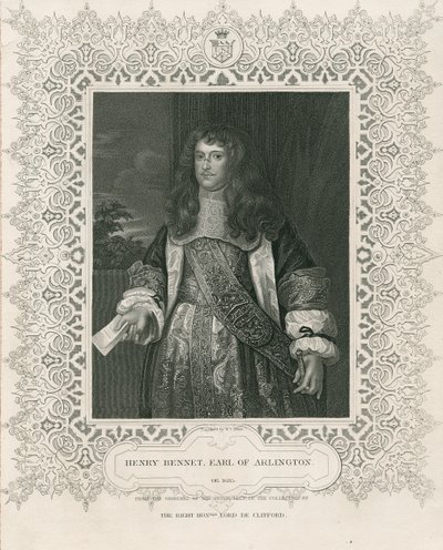 Henry Bennet, primer conde de Arlington, de 