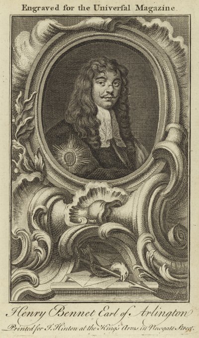 Henry Bennet, Conde de Arlington de English School