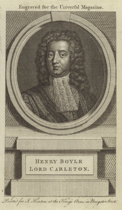 Henry Boyle, Lord Carleton de English School