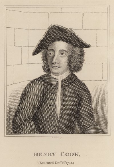 Henry Cook, Ejecutado el 6 de diciembre de 1741 de English School