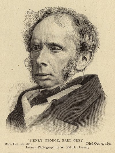 Henry George, Conde Grey (grabado) de English School