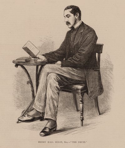 Henry Hall Dixon, Esq " El Druida" (grabado) de English School