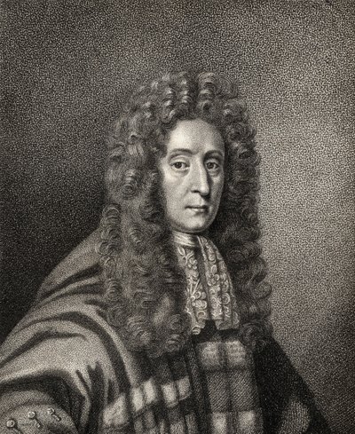 Henry Hare Lord Colerane, grabado por Bocquet, ilustración de 